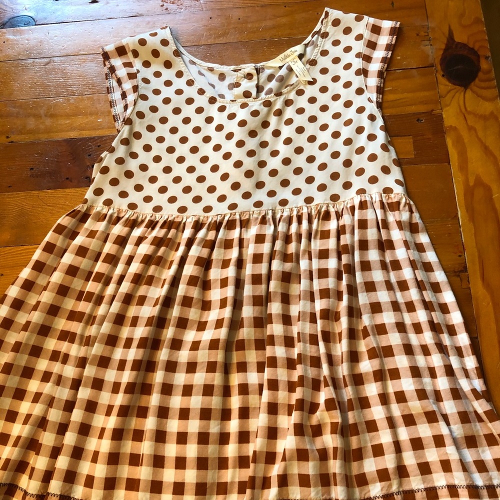 🌼 Matilda Jane Gingham Feeling Collegiate Top🌼